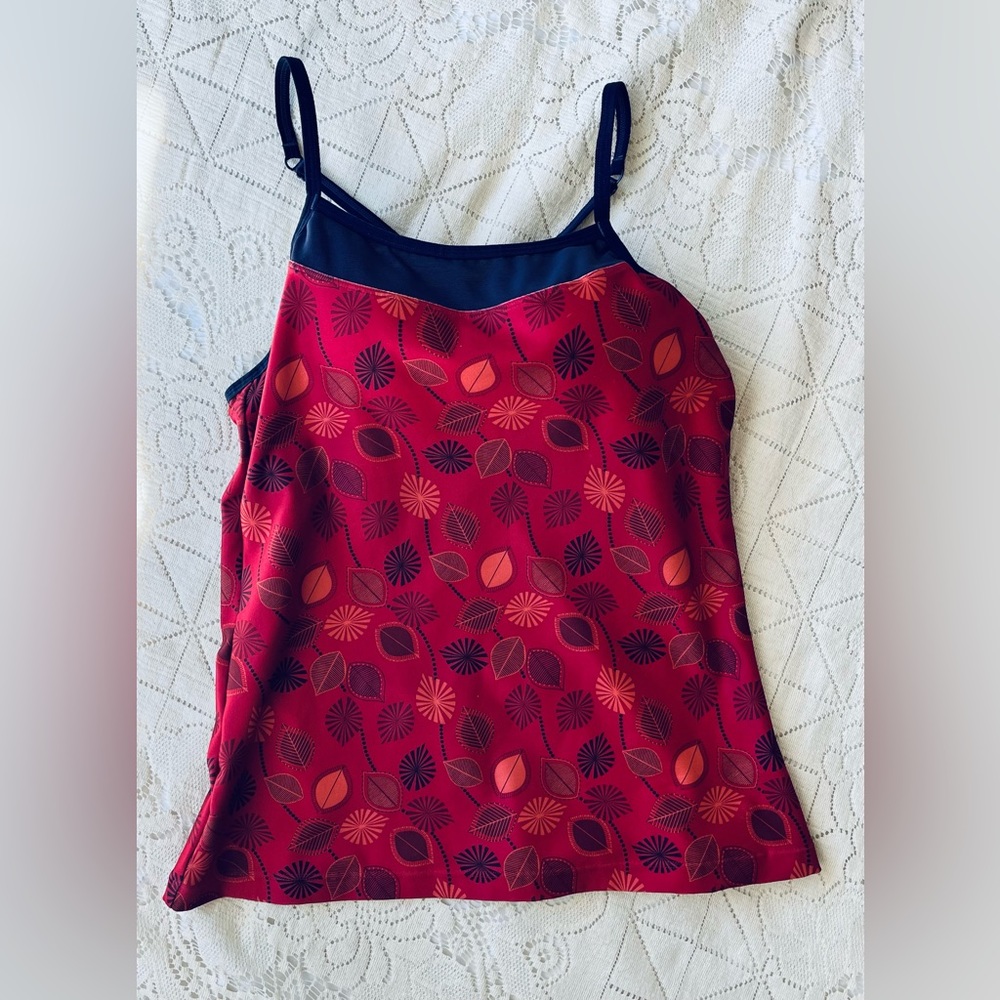 Moving Comfort built-in bra work out top